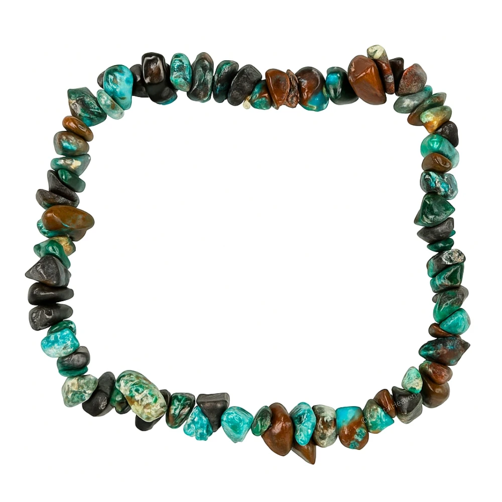 Chrysocolla Chips Bracelet