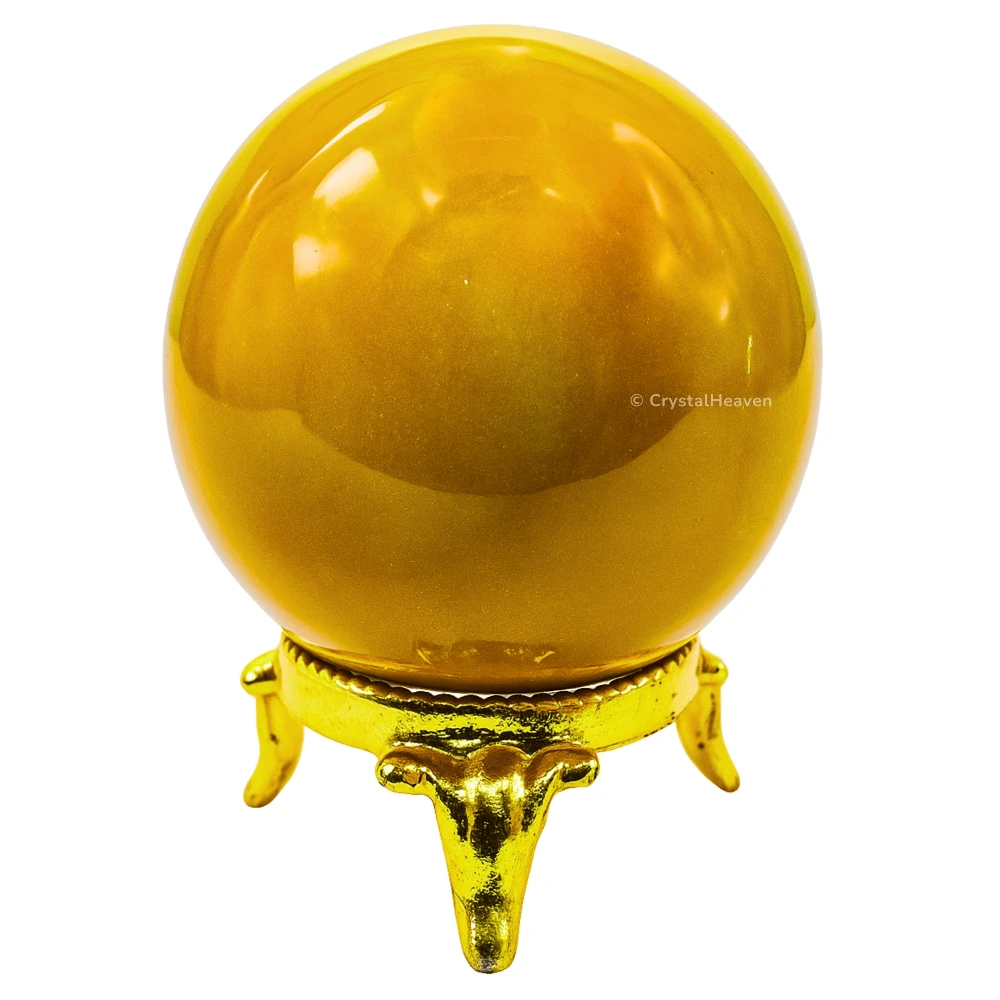 Yellow Jasper Sphere (1.5 Inch)