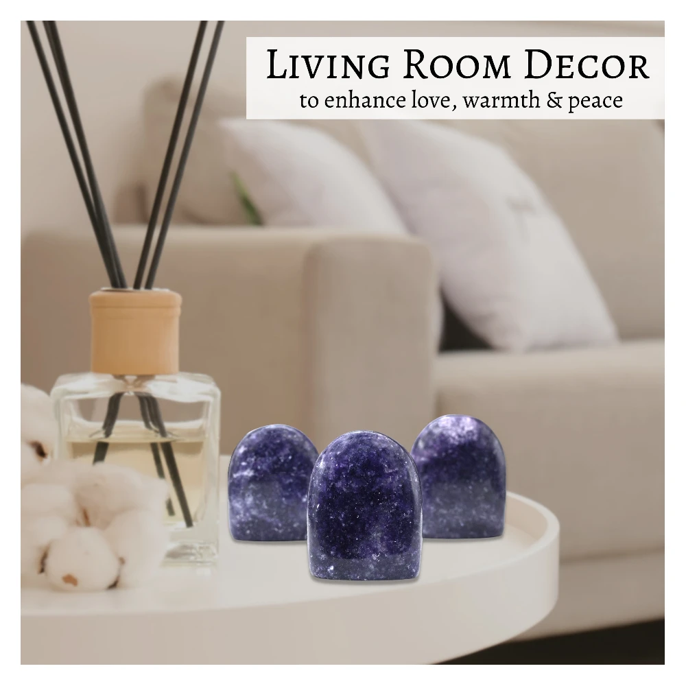 Lepidolite Standing Palm Stone (Regular)