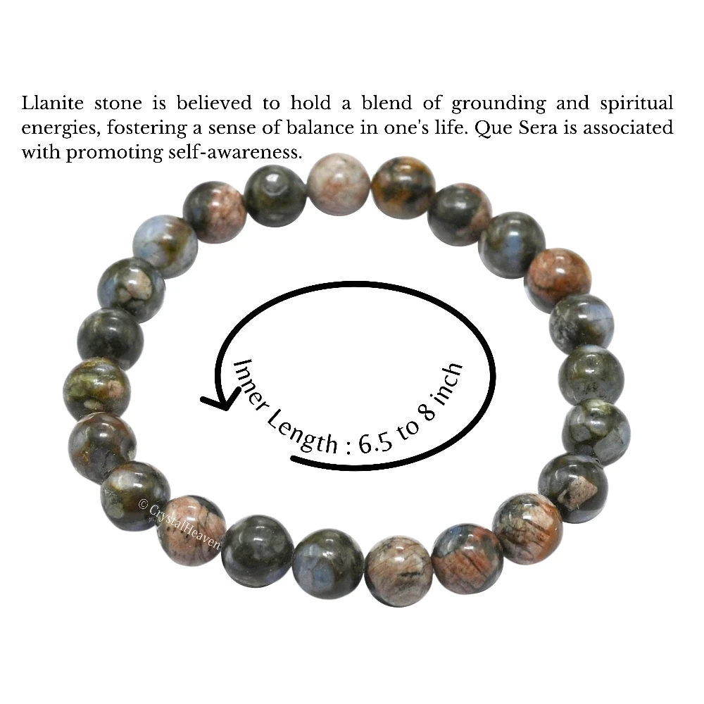 Que Sera - Llanite Bracelet (Elastic)