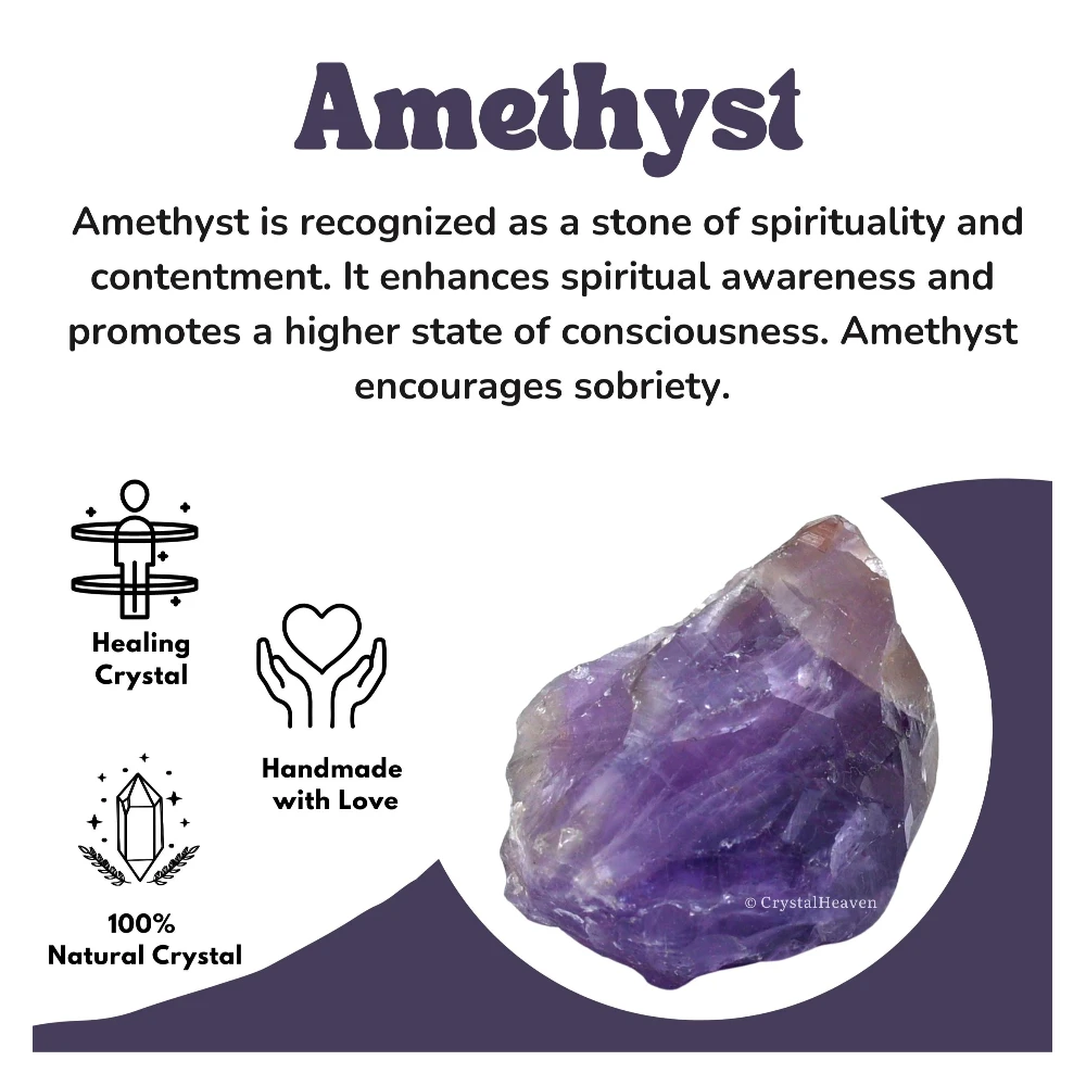 Raw Amethyst Crystals (1 Piece)