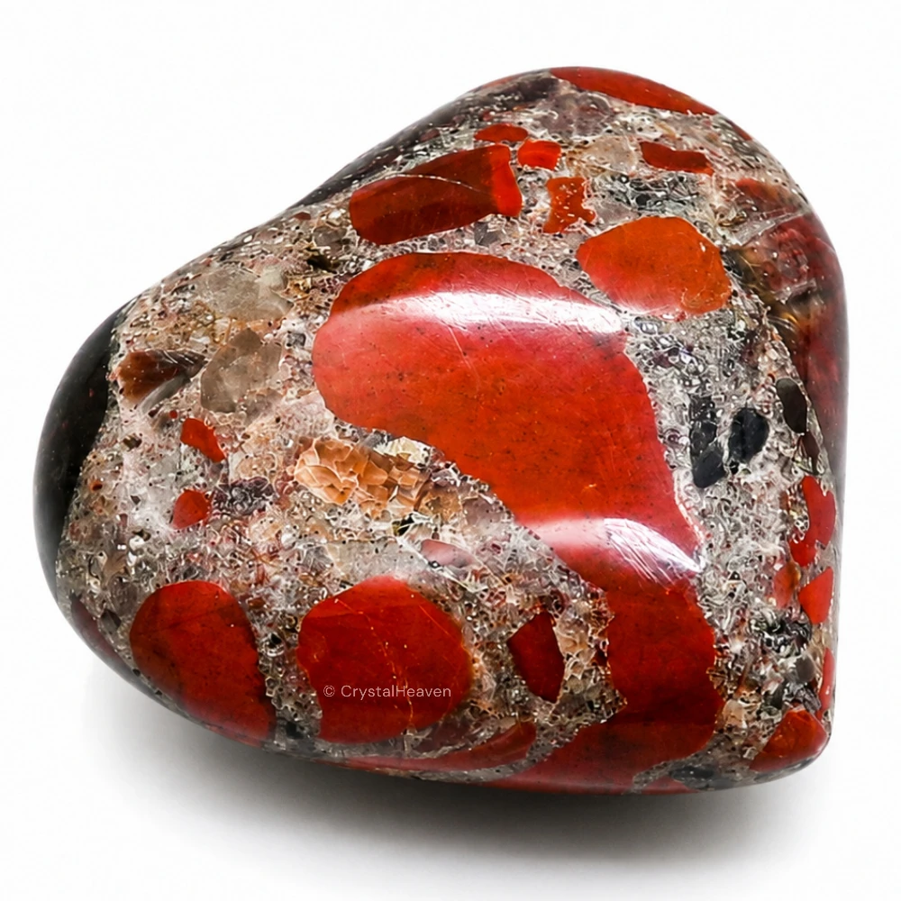 Spotted Jasper Heart