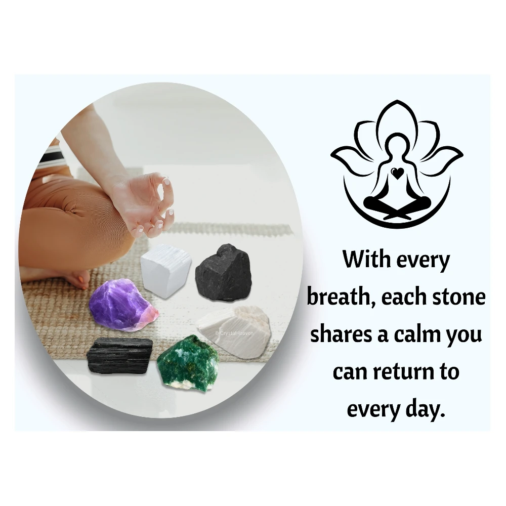 House Protection Raw Crystals Set