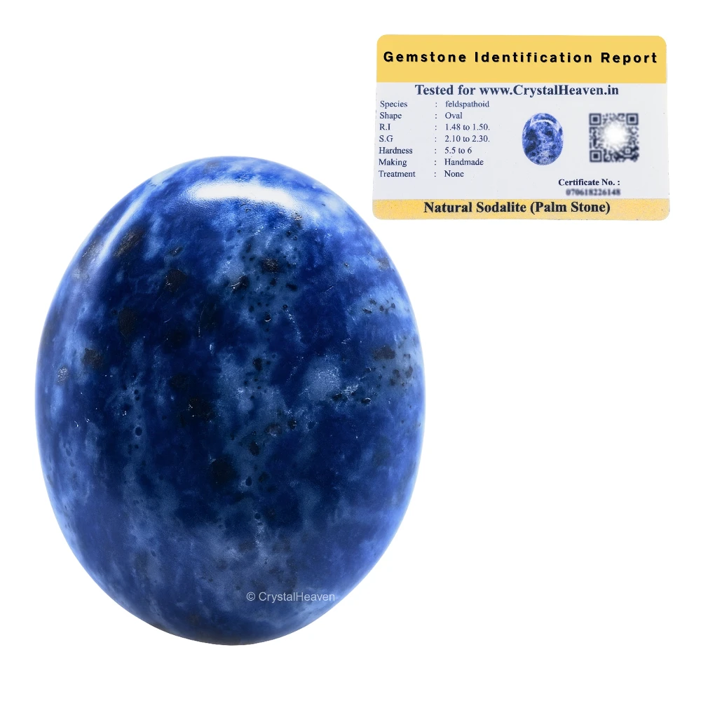 Sodalite Palm Stone