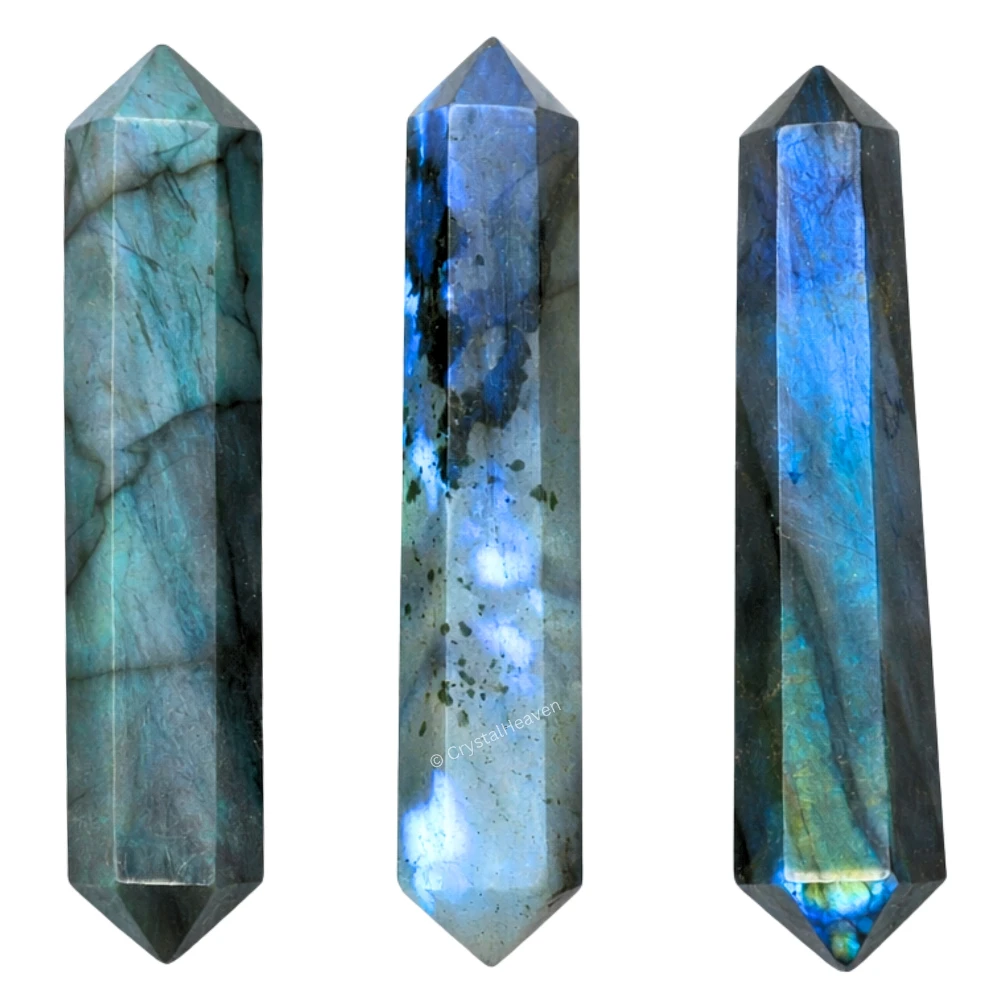 Labradorite Pencil Points (Double Terminated) (Set of 3)