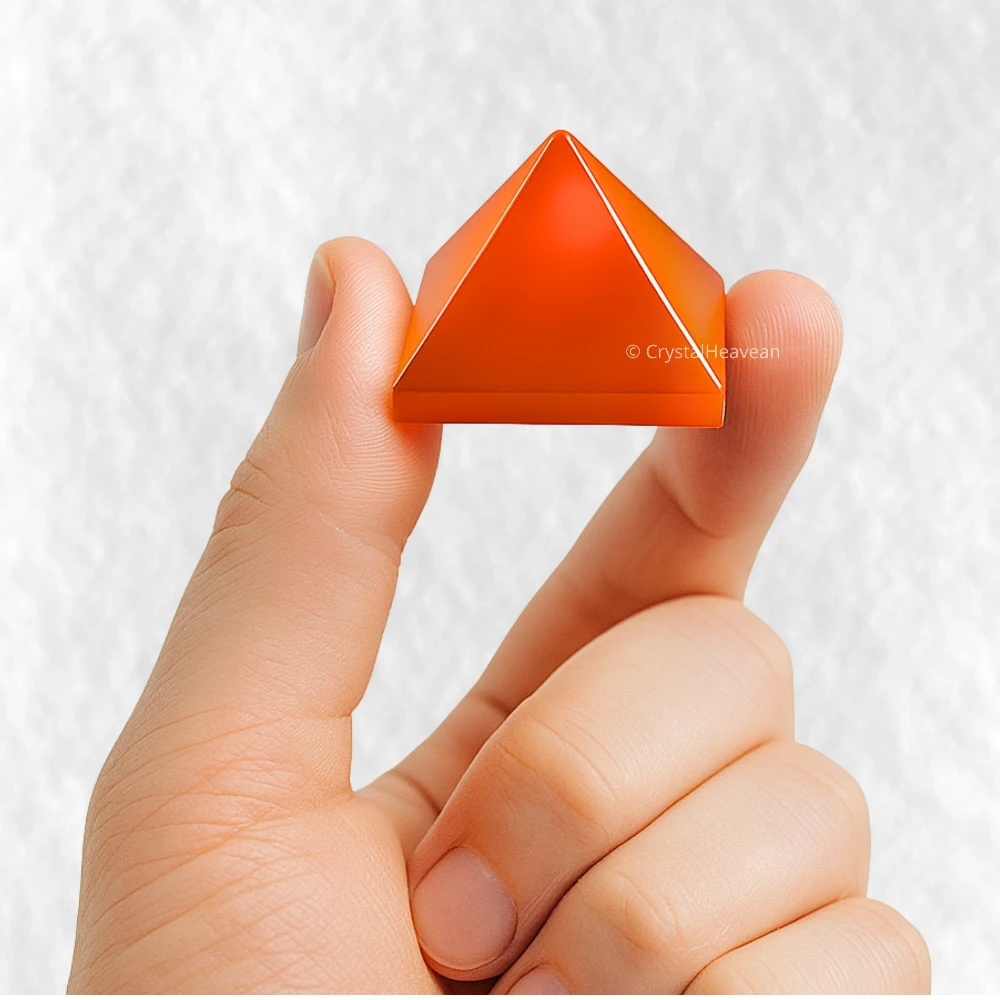 Carnelian Pyramid (1 Inch)