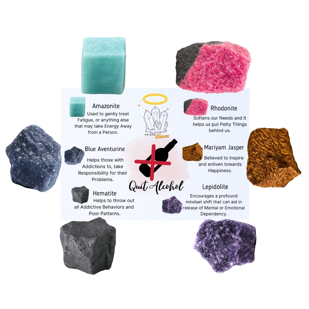 Quit Alcohol Raw Crystals Set