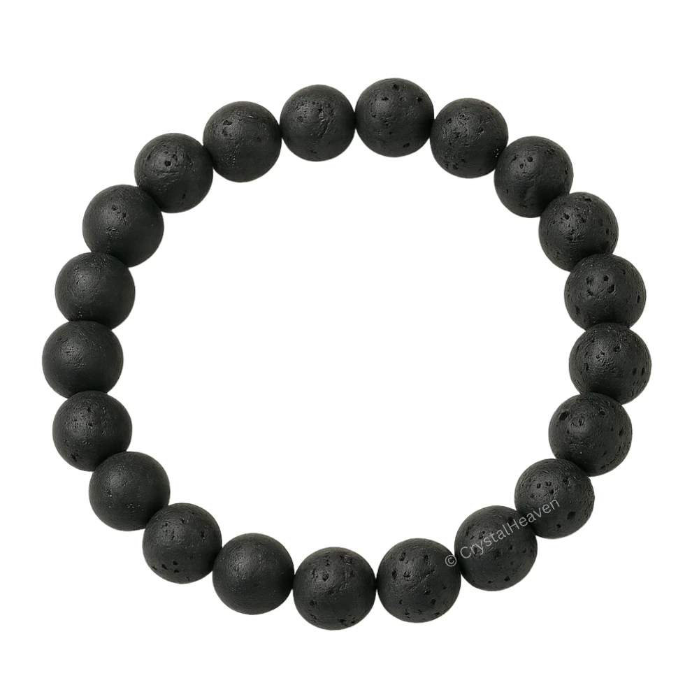 Lava Stone Bracelet (Elastic)