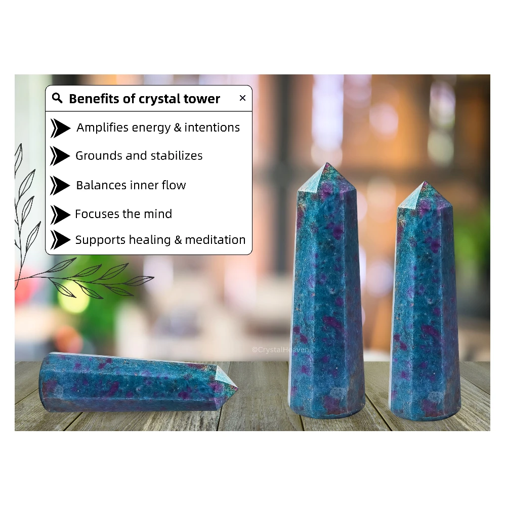 Ruby Kyanite Crystal Tower (3" to 4" inch)