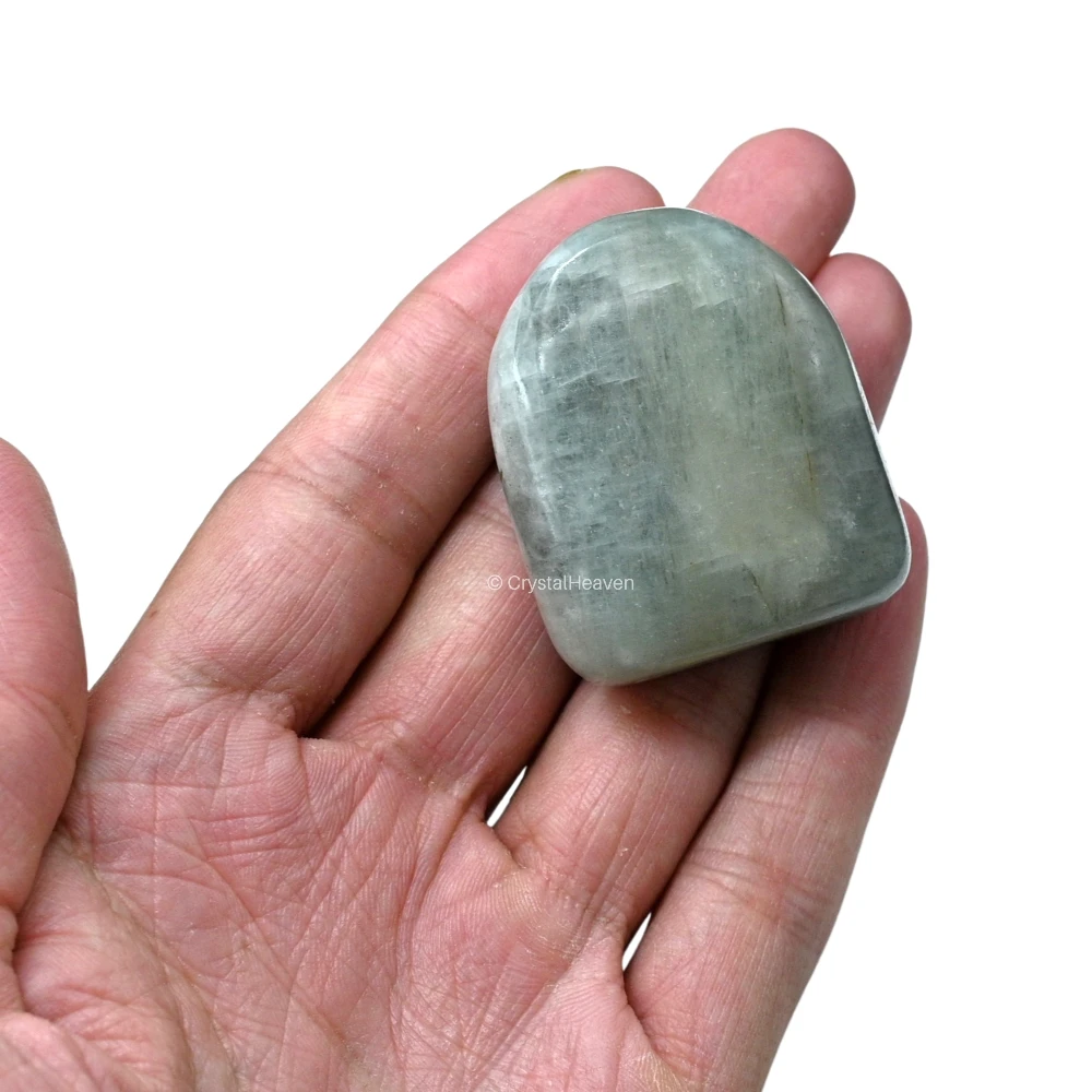 Aquamarine Standing Palm Stone (Regular)