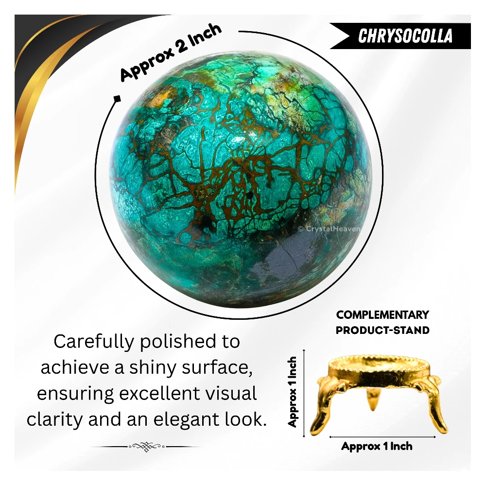 Chrysocolla Sphere (2 Inch)