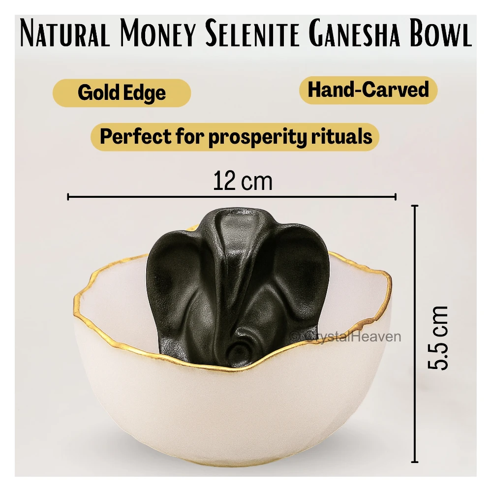 Money Bowl For Feng Shui Wealth Attraction (Bowl - Ganesha)