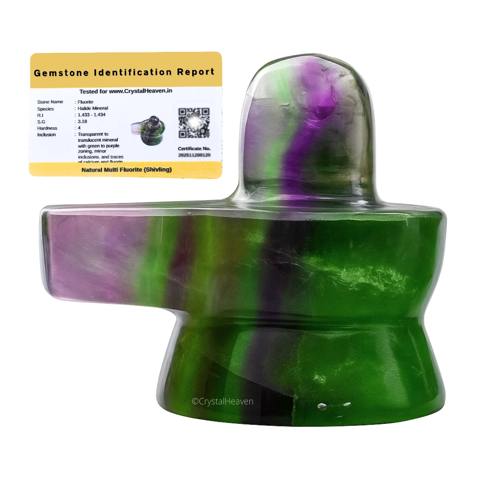 Multi Fluorite Shivling