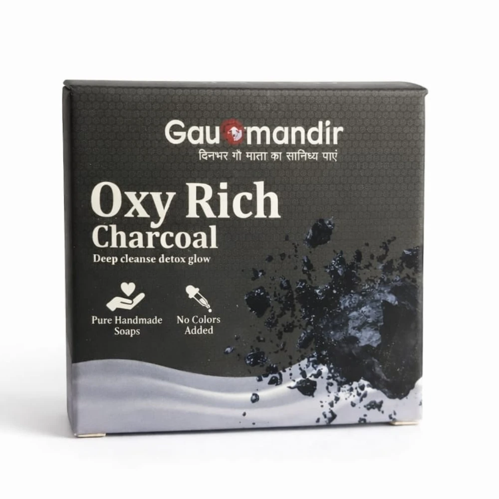 Oxy Rich Charcoal Soap - Natural Detox & Deep Cleansing Bar