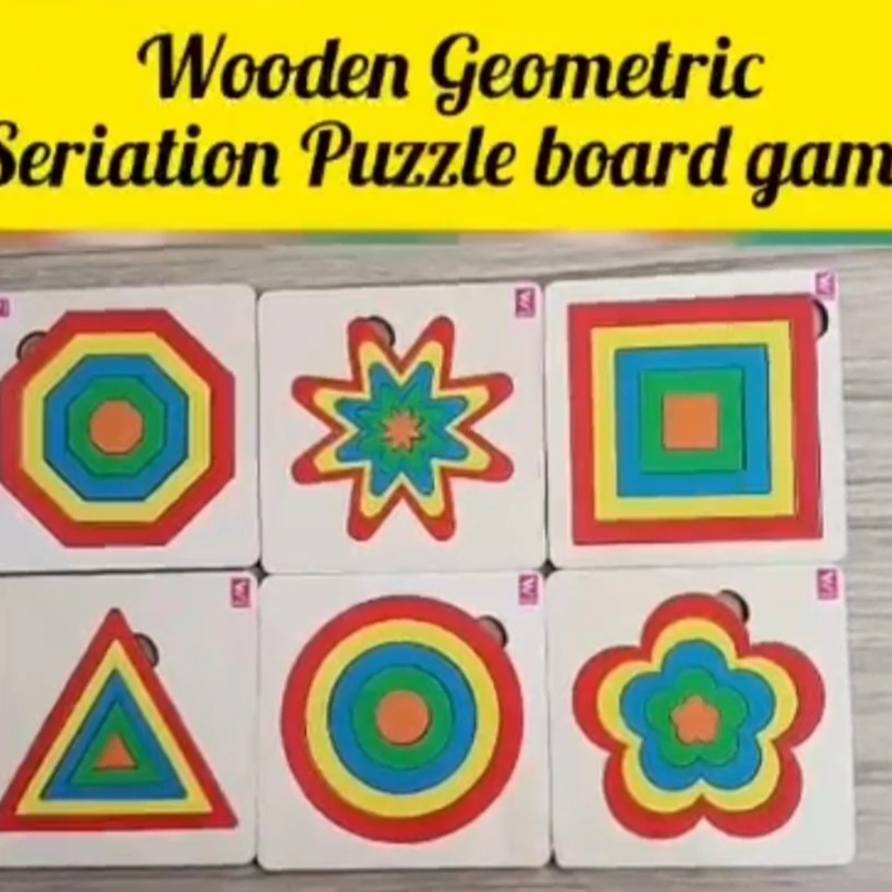 Wooden Geometric Puzzles