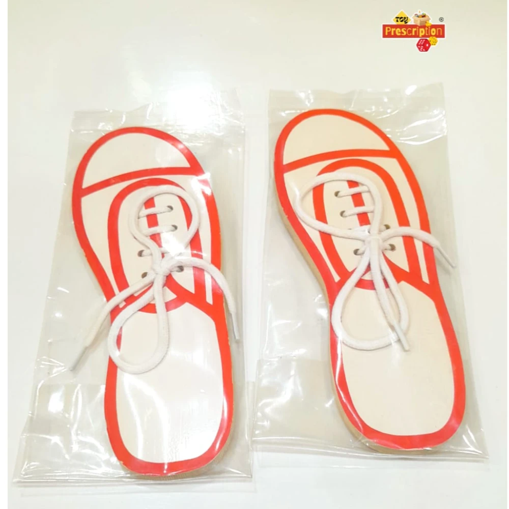 WOODEN LACING SHOES