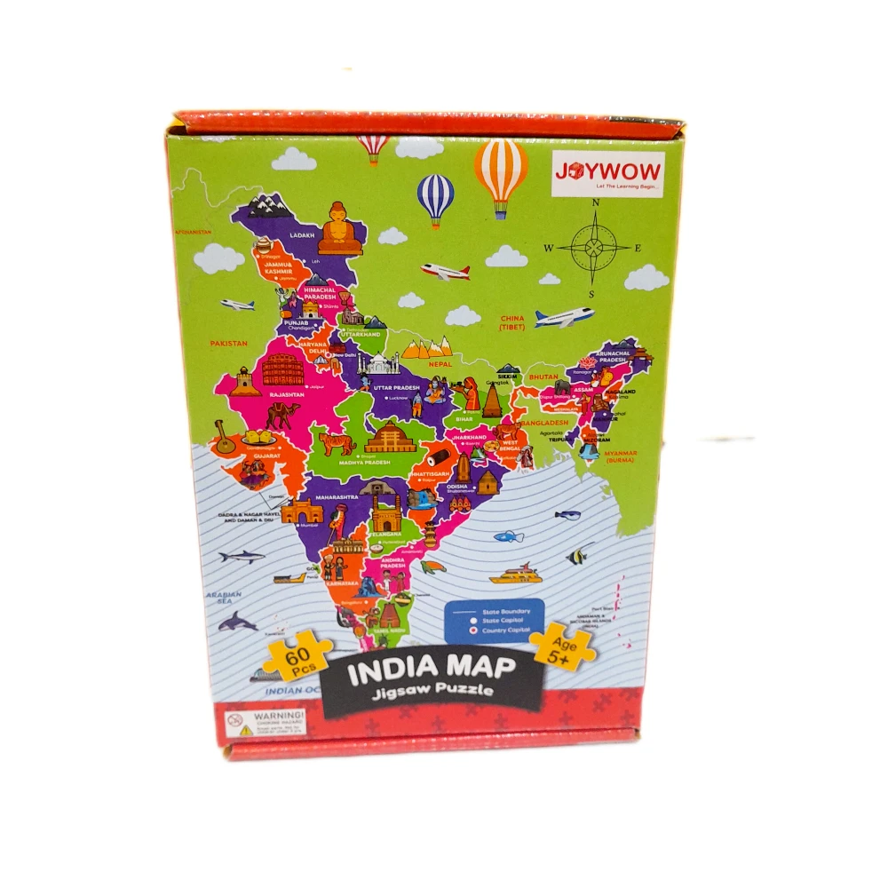 INDIA MAP JIGSAW PUZZLE