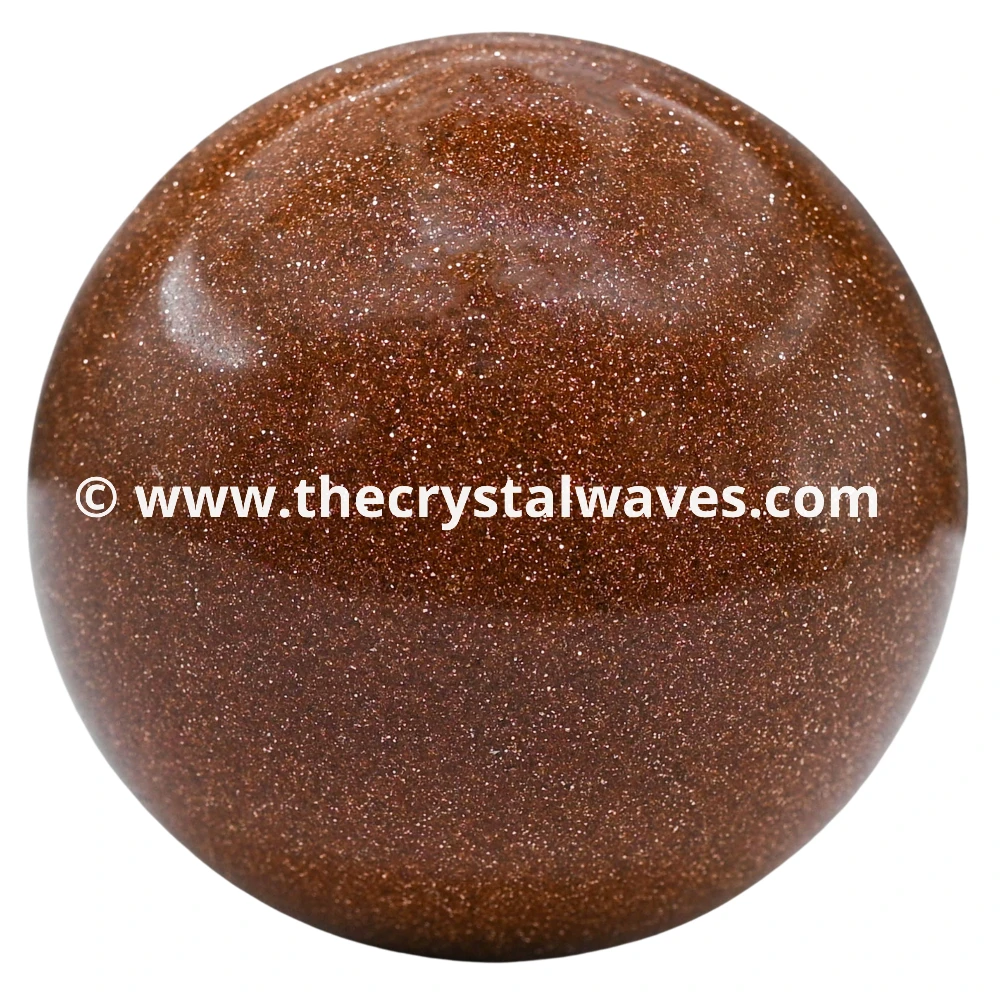 Red Goldstone Ball Sphere (2.5inch)