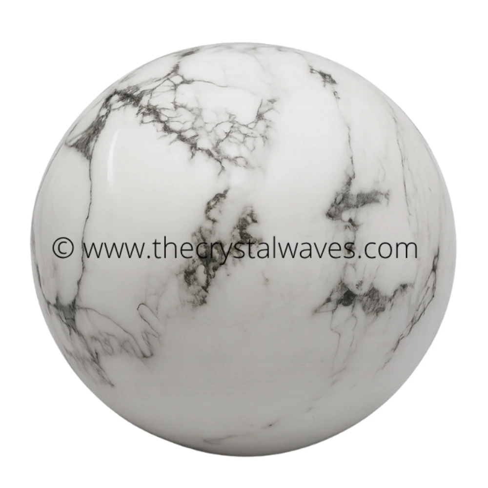 Howlite Ball Sphere (25-40mm)