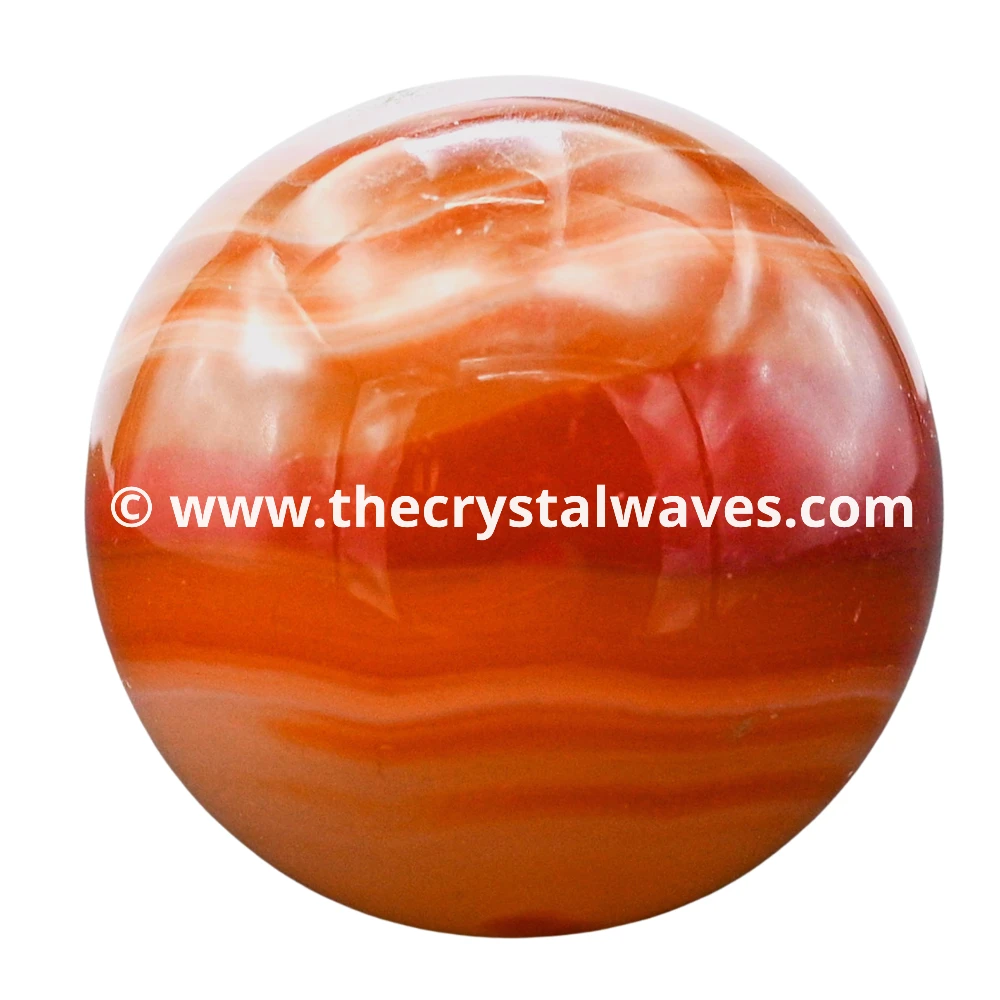 Carnelian Onyx Ball Sphere (1inch)