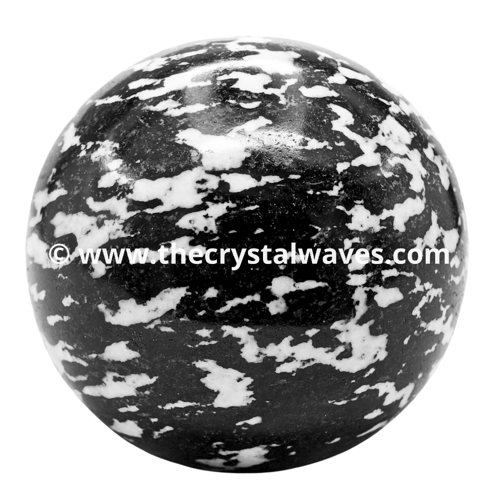 Black and White Tourmaline Ball Sphere (1inch)