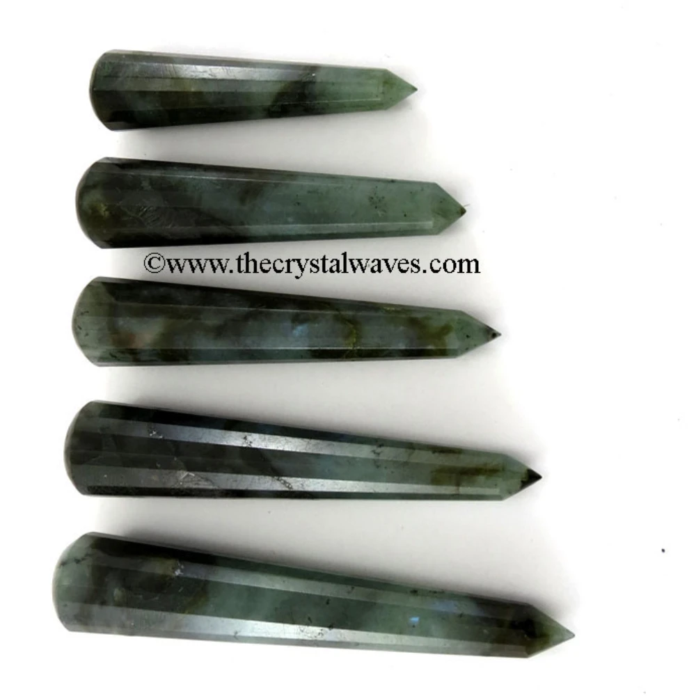 Labradorite Faceted Massage Wand (Per Pcs)