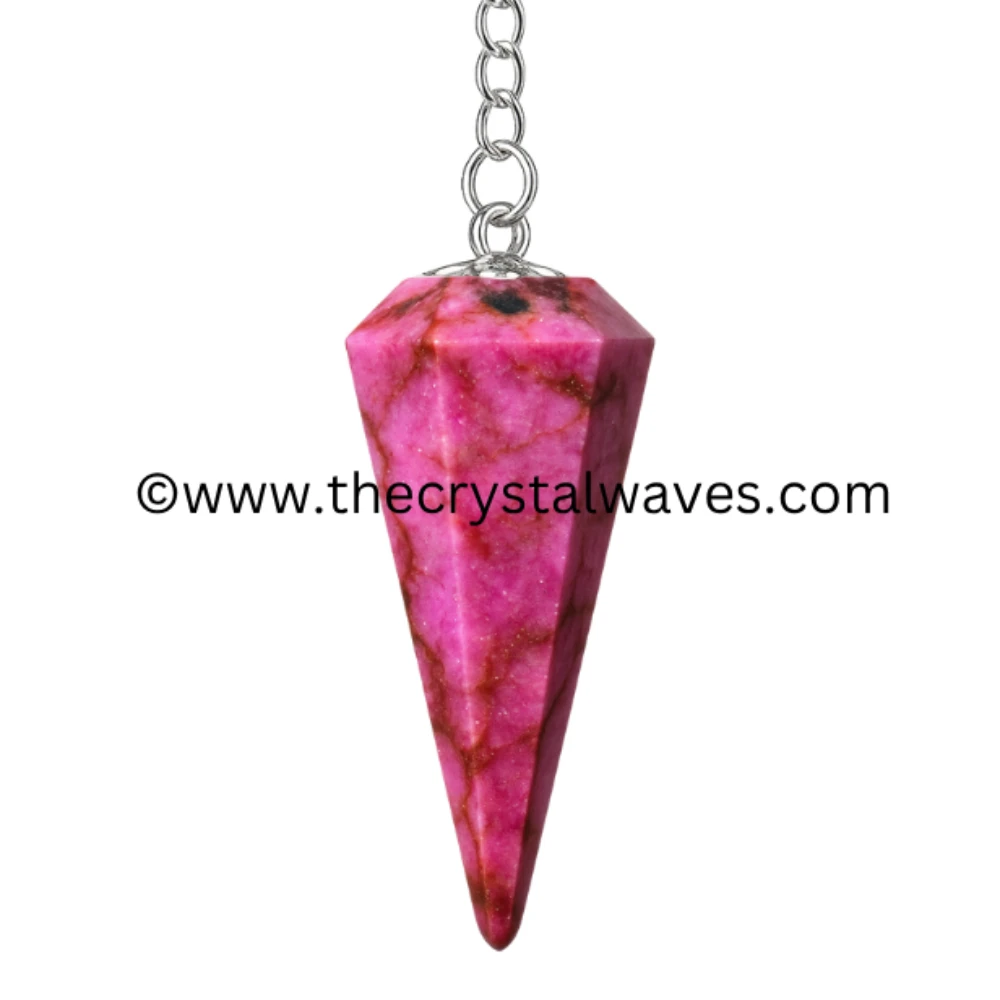 Cobalt Faceted Pendulum (Beads Chain)