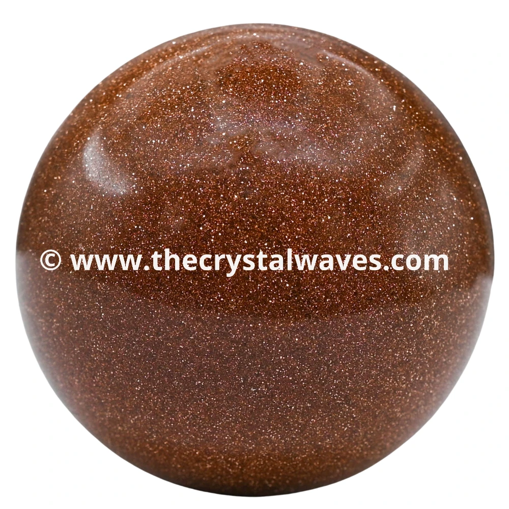 Red Goldstone Ball Sphere
