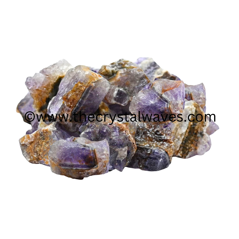 Chevron Amethyst Raw Stones