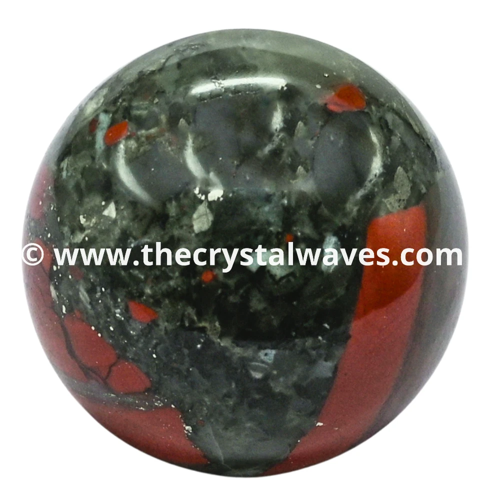 African Bloodstone Ball Sphere (3inch)