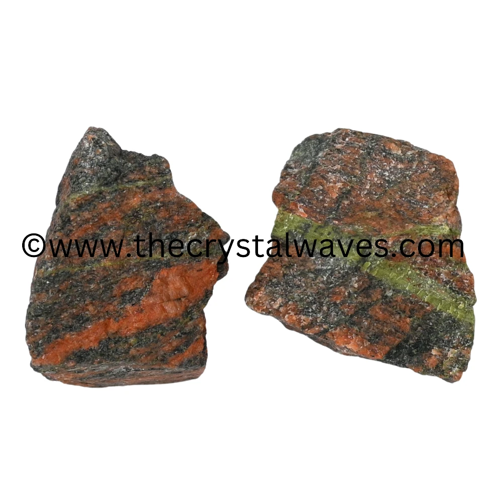 Unakite Raw Stones