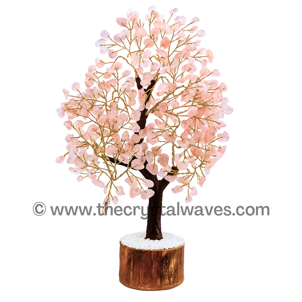 Rose Quartz Crystal Tree (3000 Chips/Copper)