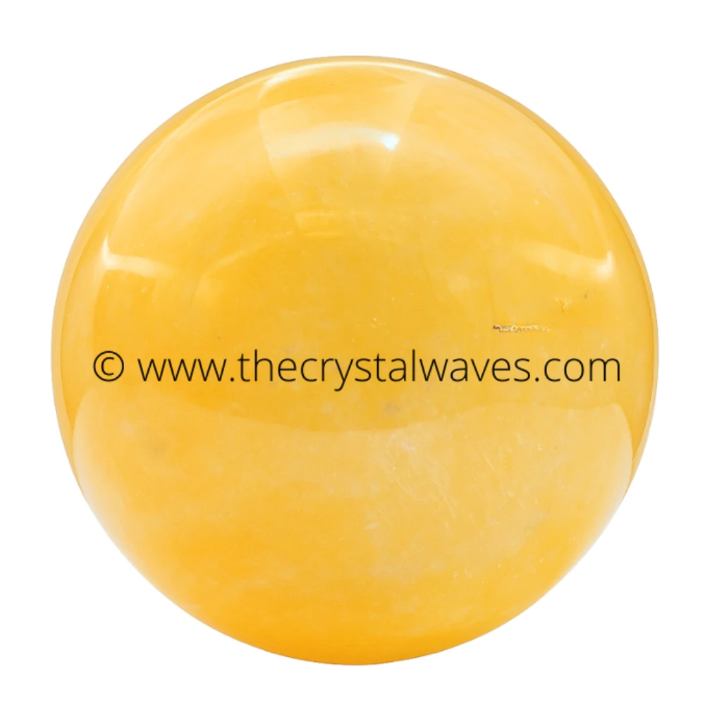 Yellow Calcite Ball Sphere (40-60mm)