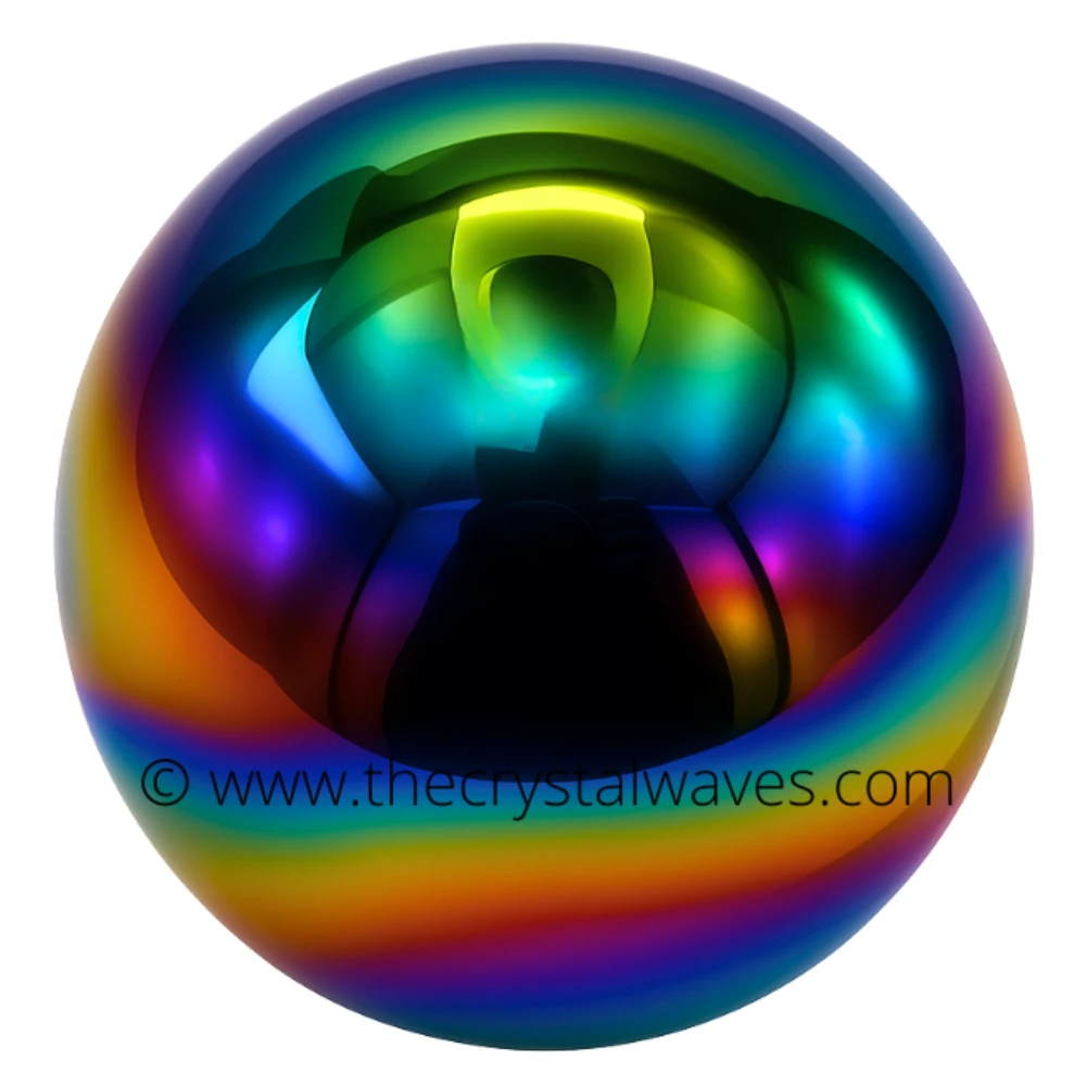 Titanium Aura Quartz Ball Sphere (60mm+)