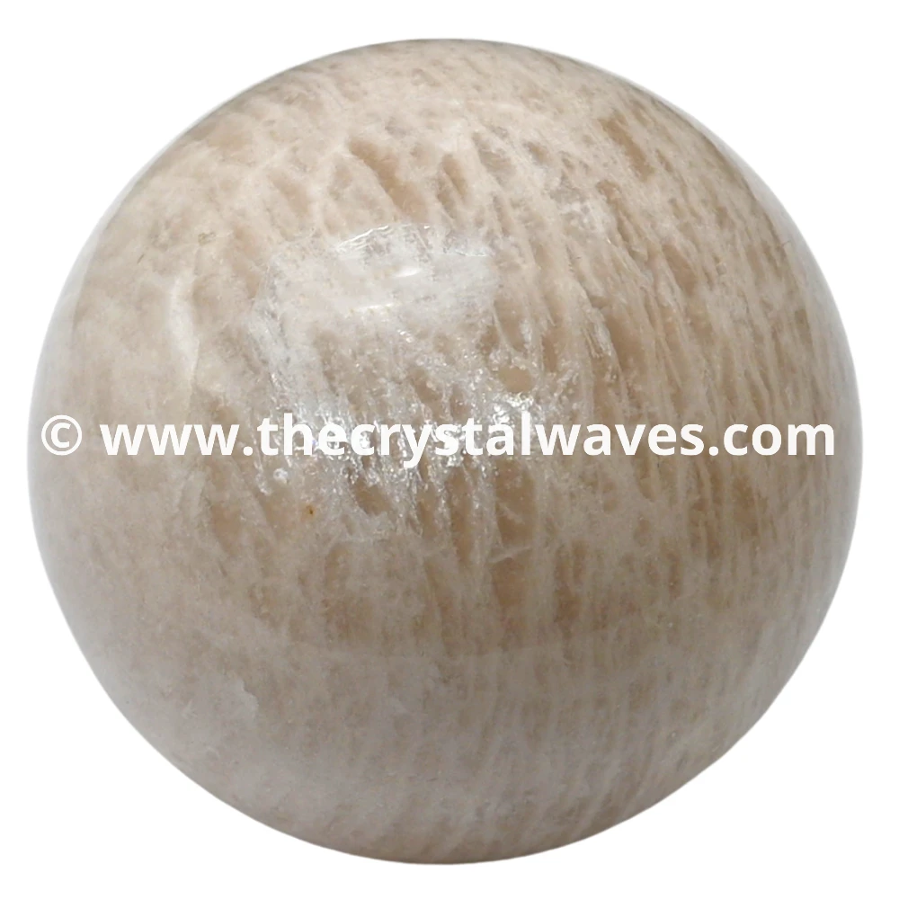 Cream Moonstone Ball Sphere