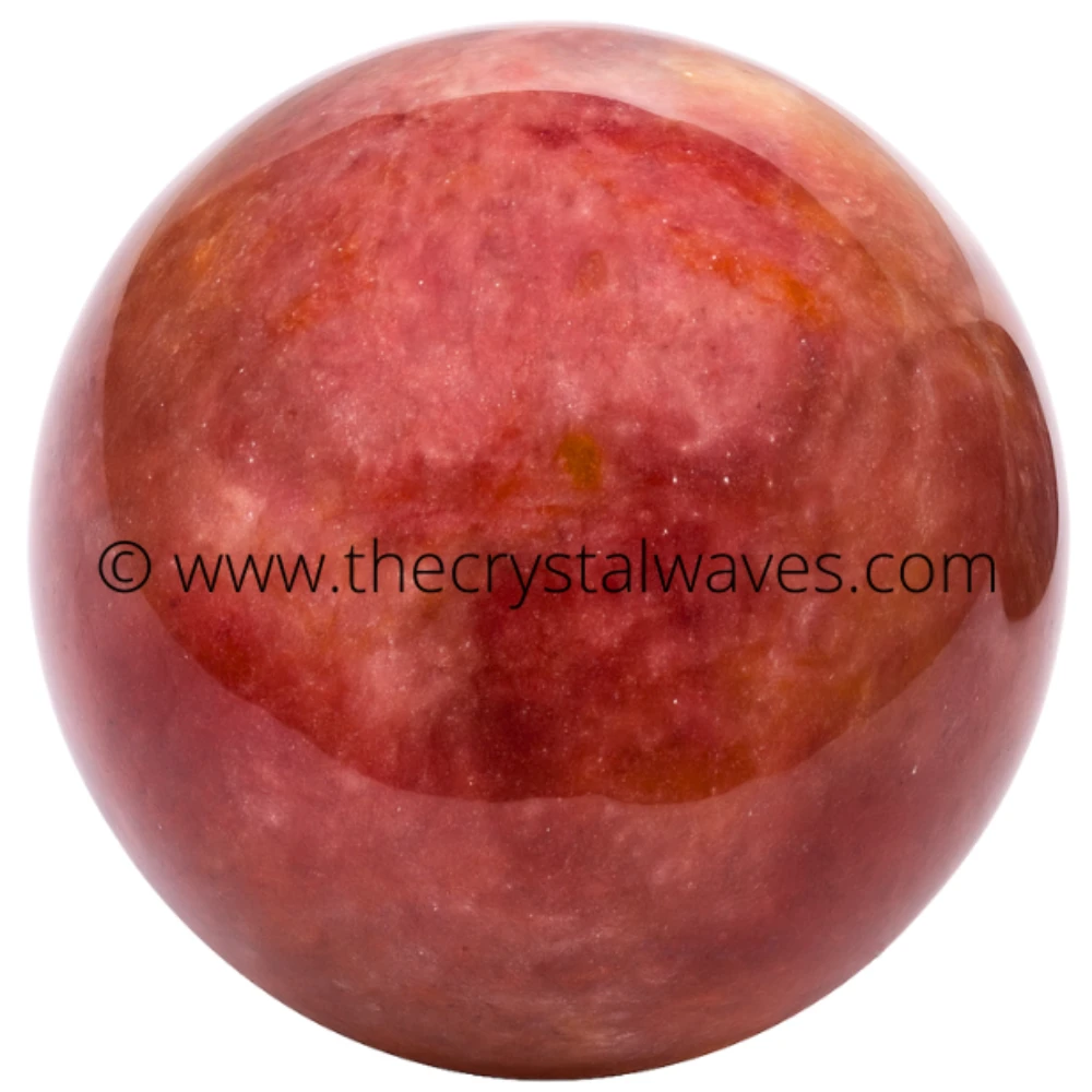 Strawberry Quartz Ball Sphere (2.5inch)