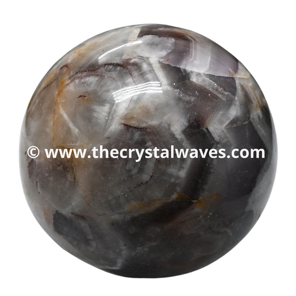 Amethyst Chevron Ball Sphere (1.5inch)