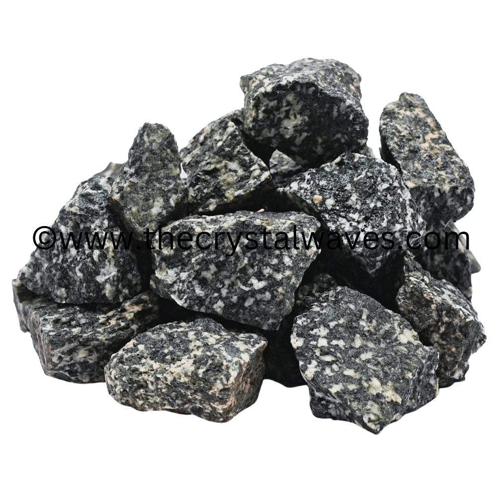 Black and White Tourmaline Raw Stones