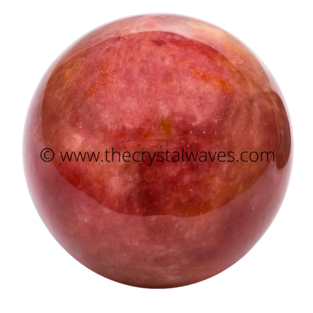 Strawberry Quartz Ball Sphere (2inch)