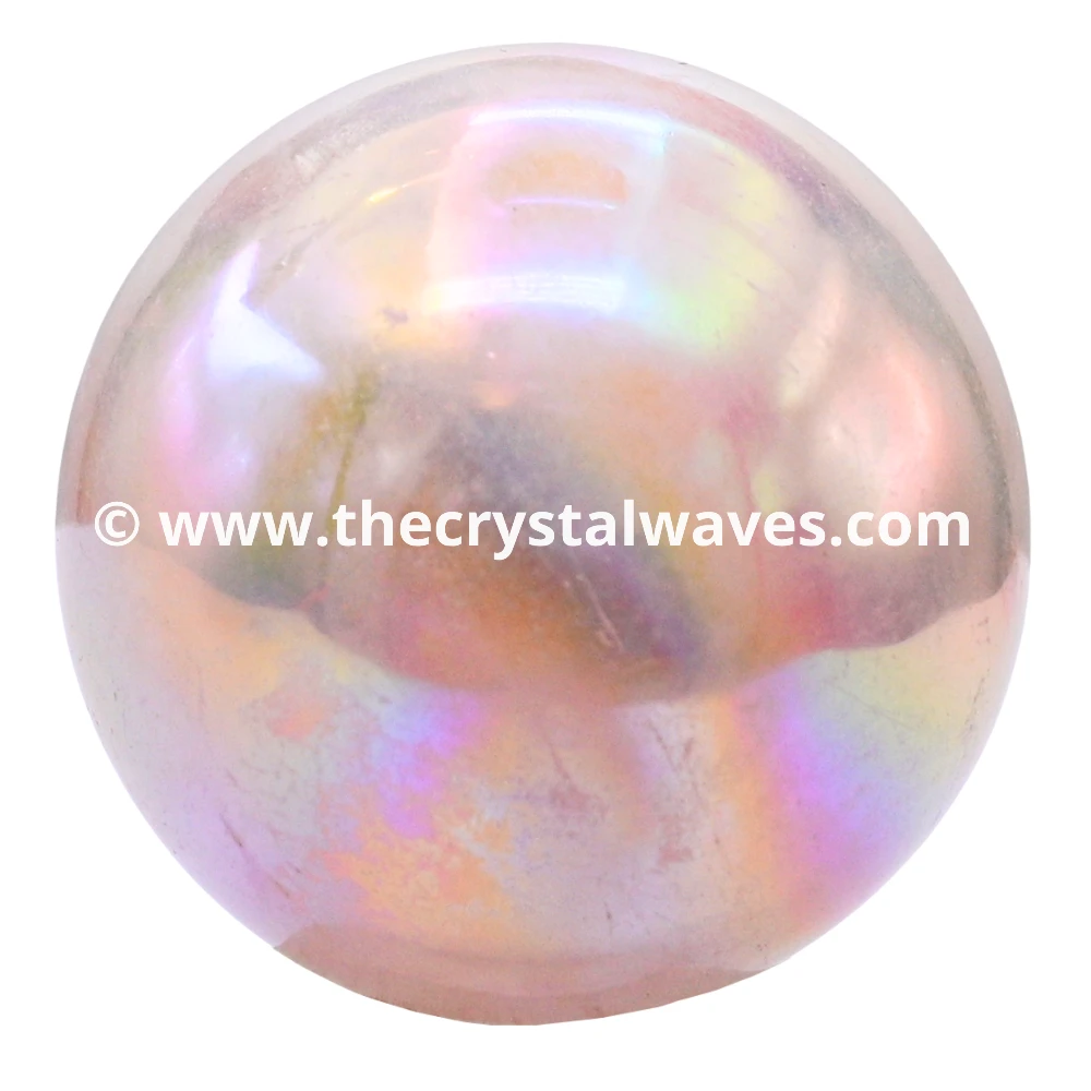 Angel Aura Rose Quartz Ball Sphere
