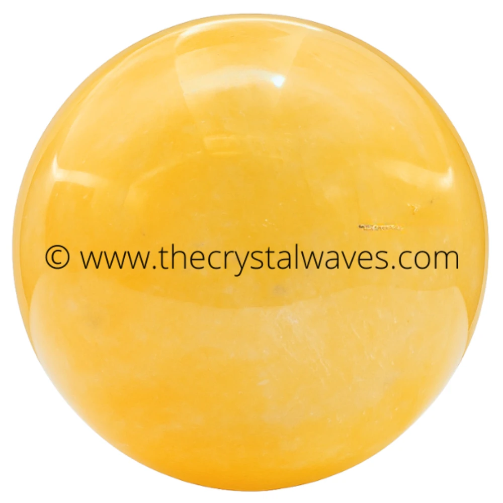Yellow Calcite Ball Sphere (25-40mm)