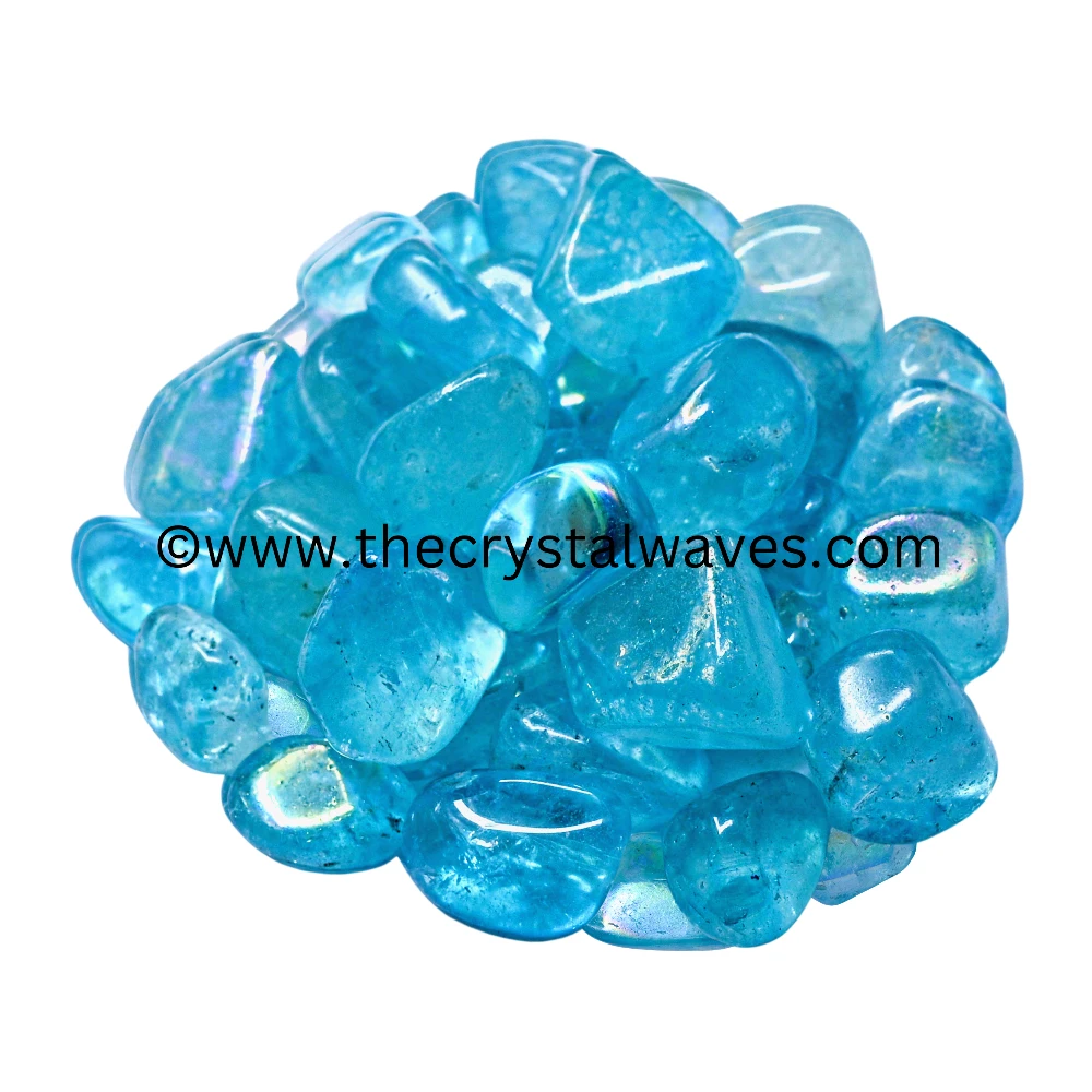 Aqua Aura Quartz Tumbled Nuggets (Regular)