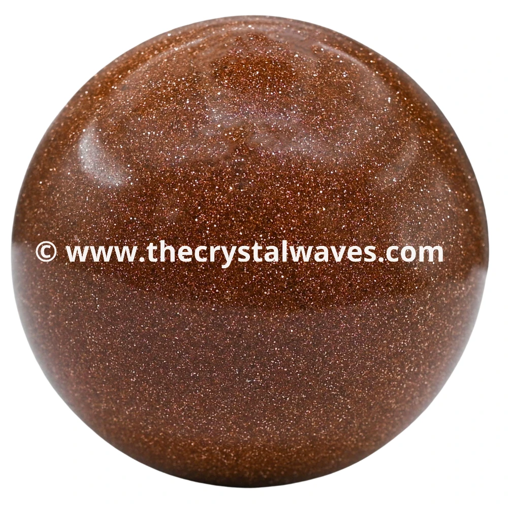 Red Goldstone Ball Sphere (1.5inch)
