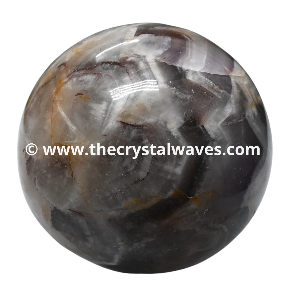 Amethyst Chevron Ball Sphere (1inch)