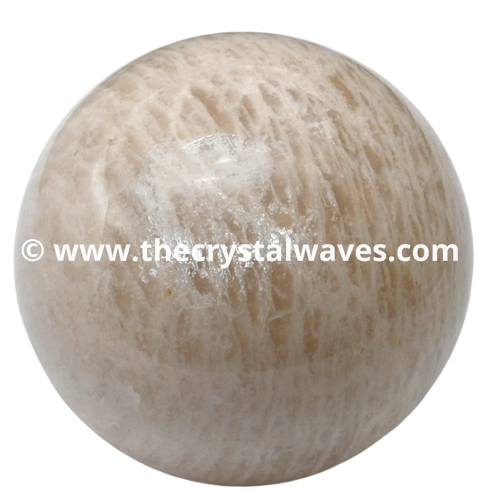 Cream Moonstone Ball Sphere (1inch)