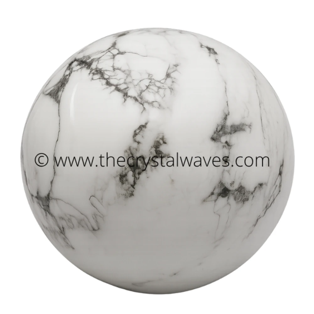 Howlite Ball Sphere (1inch)