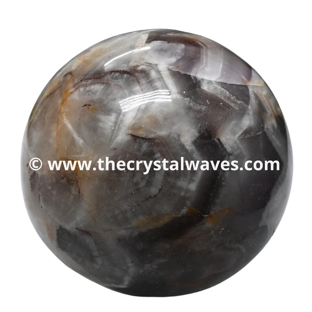 Amethyst Chevron Ball Sphere (2.5inch)