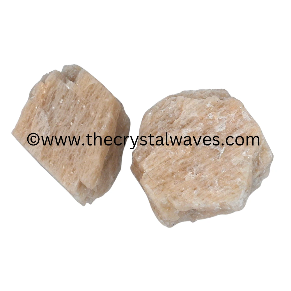 Cream Moonstone Raw Stones