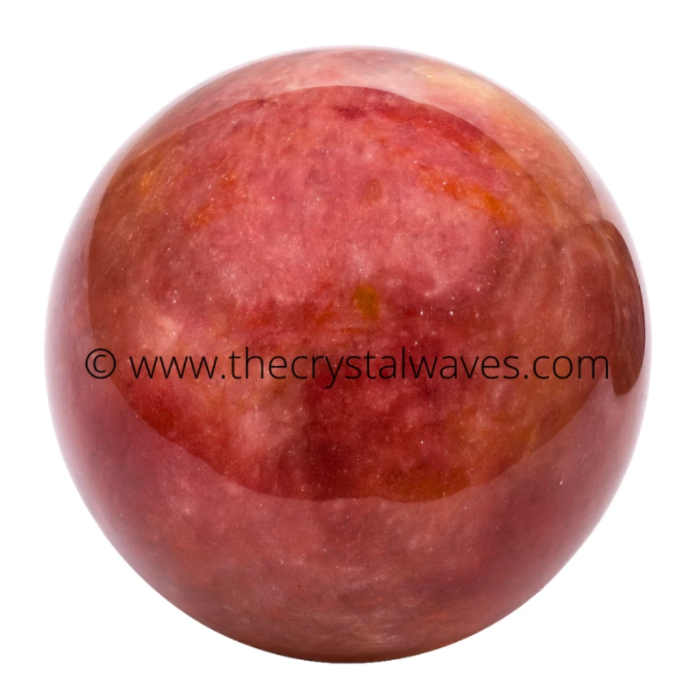 Strawberry Quartz Ball Sphere (3inch)