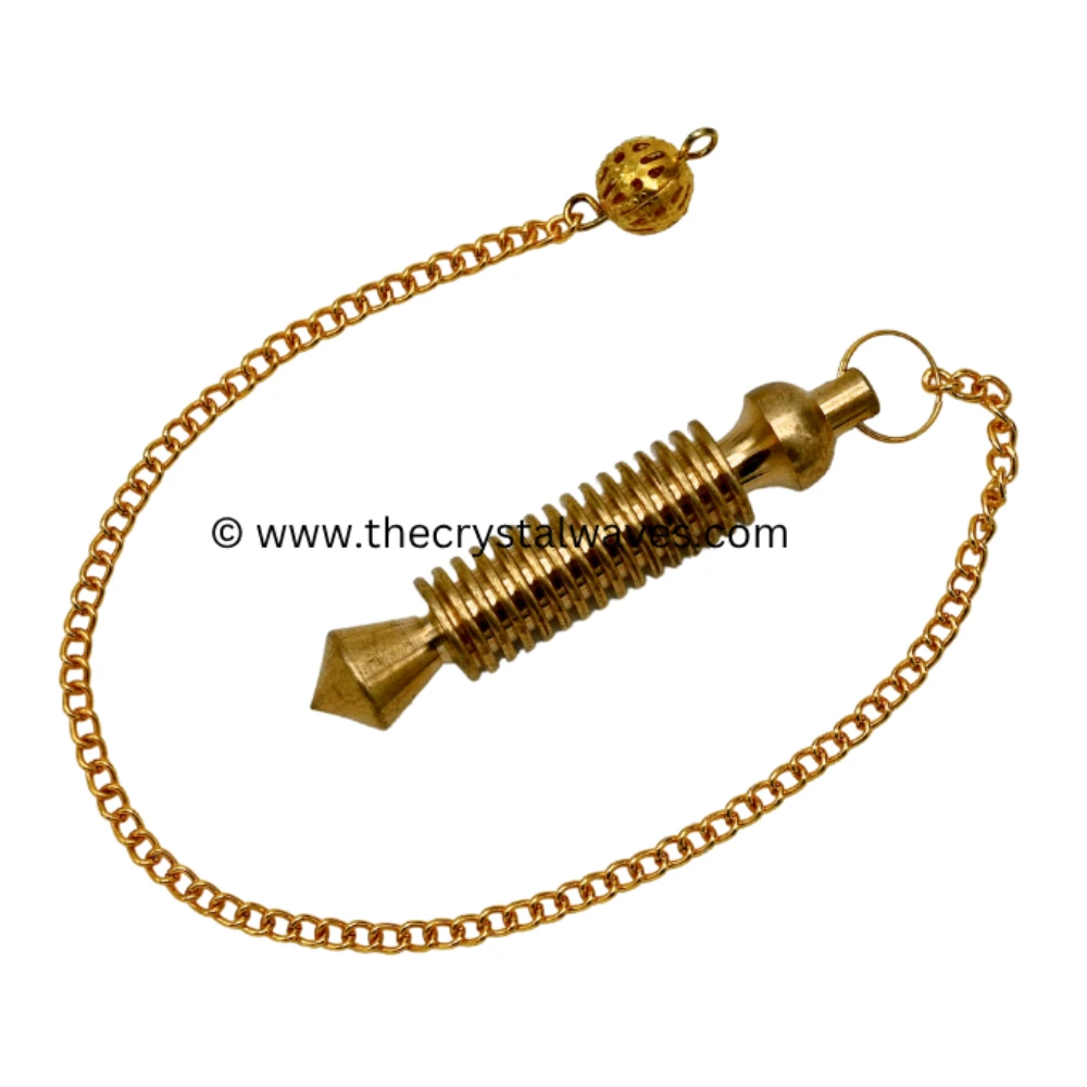 Metal Brass Pendulum - Gold ISIS 16 Ring Plate (MP33)